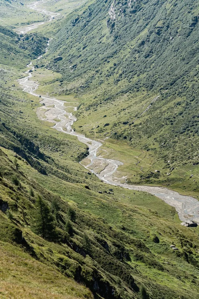 Das Val Fex von oben